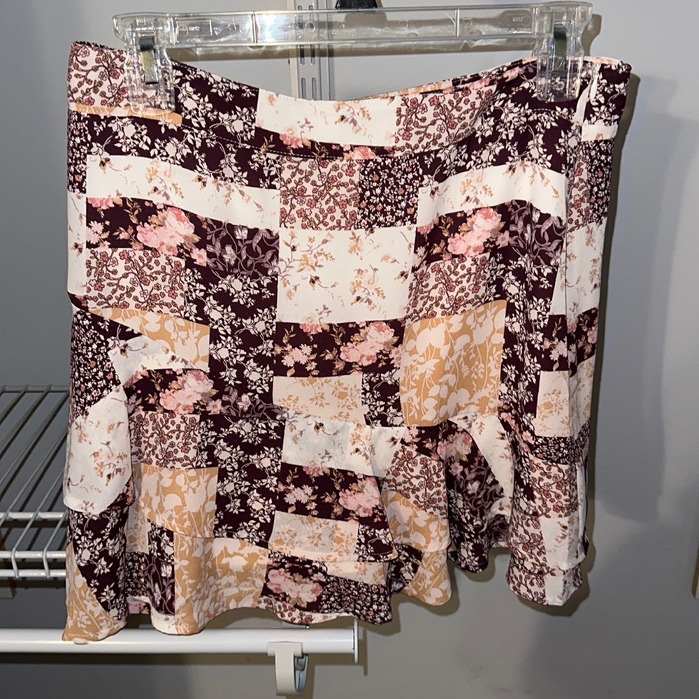 floral skirt